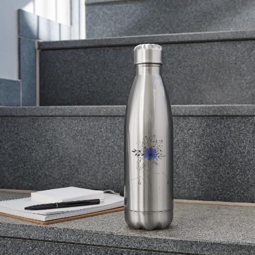 Third Eye Flower Goddess - Crystal Design - 17 oz Insulated Stainless Steel Water Bottle