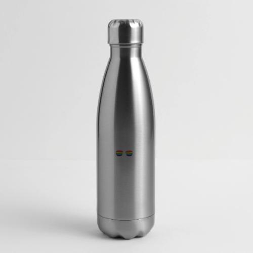 Gay and Trashy Raccoon Sunglasses Gilbert Baker - 17 oz Insulated Stainless Steel Water Bottle