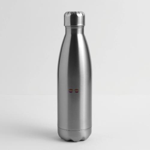 Lesbian and Trashy Raccoon Sunglasses Lesbian - 17 oz Insulated Stainless Steel Water Bottle
