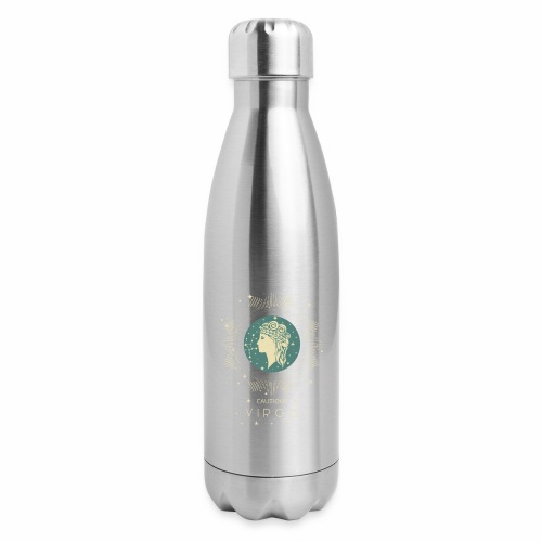 Zodiac sign Cautious Virgo August September - Insulated Stainless Steel Water Bottle