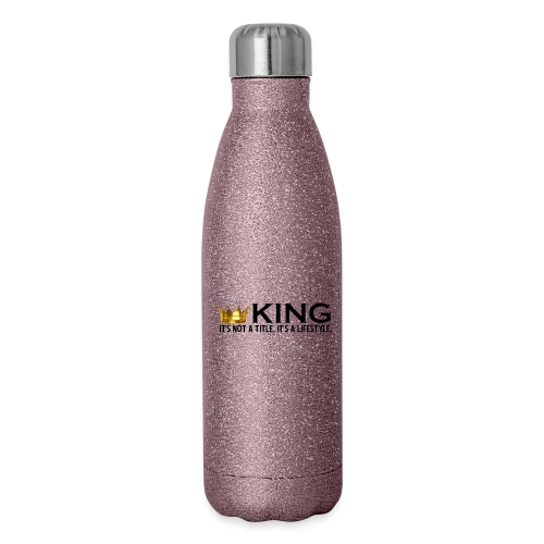 King - 17 oz Insulated Stainless Steel Water Bottle