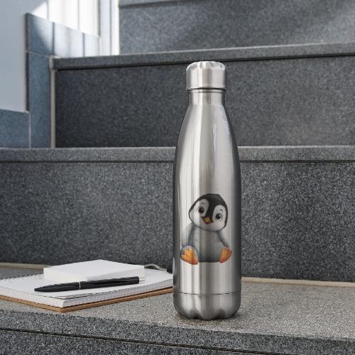 Innocent Penguin Sitting - 17 oz Insulated Stainless Steel Water Bottle