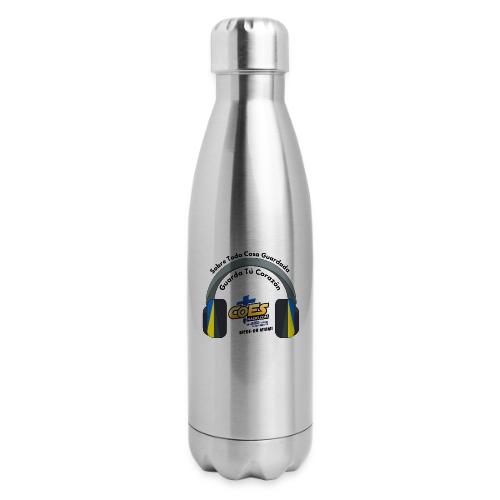 CoEsRadio Sobre Toda Cosa - 17 oz Insulated Stainless Steel Water Bottle