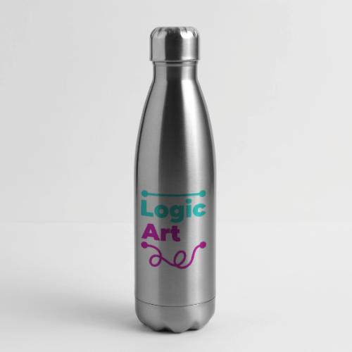 Art vs Logic - 17 oz Insulated Stainless Steel Water Bottle
