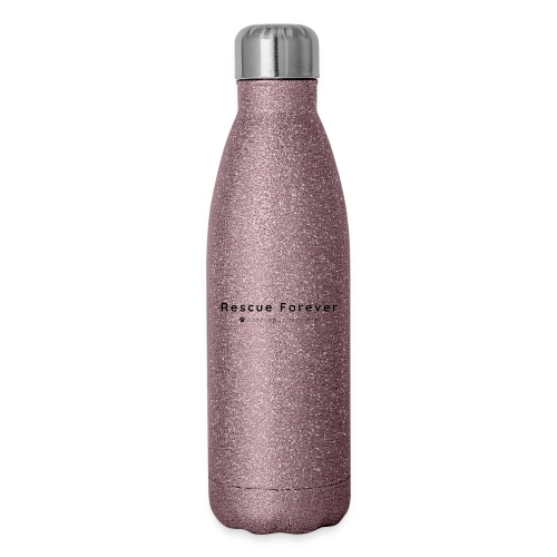 Rescue Purrfect Basic Logo - 17 oz Insulated Stainless Steel Water Bottle