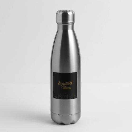 Houston is Pro Choice Skyline + Logo - 17 oz Insulated Stainless Steel Water Bottle