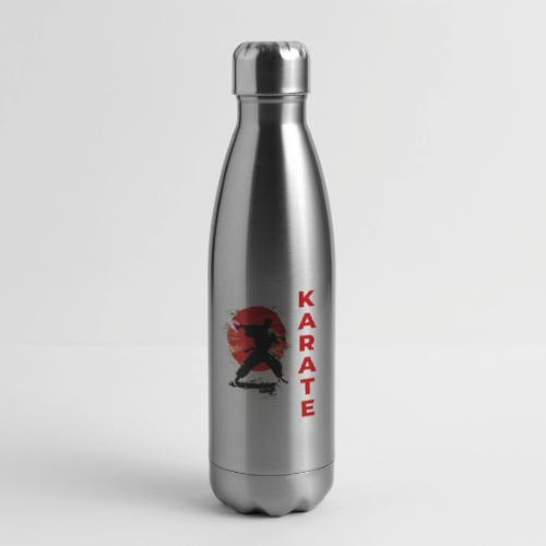 Karate: the spirit of discipline - 17 oz Insulated Stainless Steel Water Bottle
