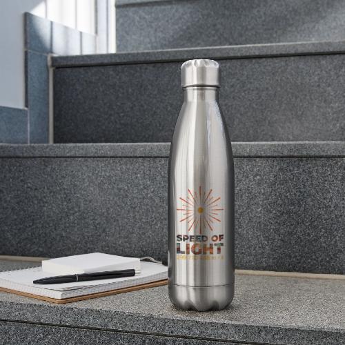 Speed of light - 17 oz Insulated Stainless Steel Water Bottle