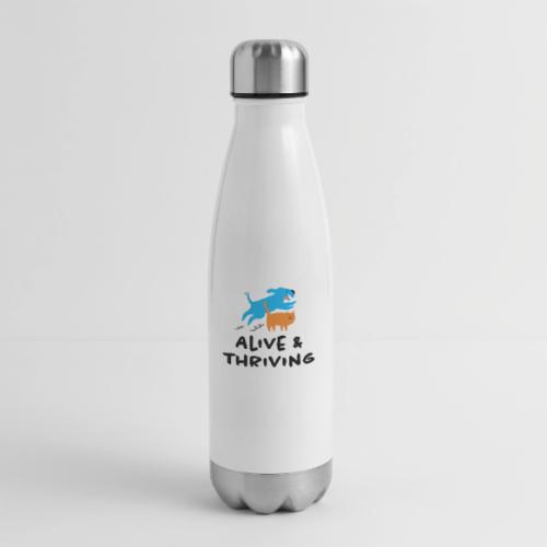 Alive Thriving Animal Behavior Program - 17 oz Insulated Stainless Steel Water Bottle