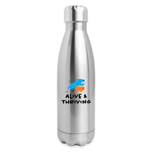 Alive Thriving Animal Behavior Program - 17 oz Insulated Stainless Steel Water Bottle