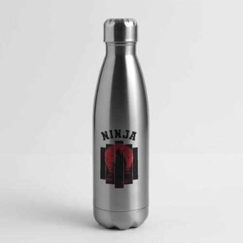 Ninja in the Shadows - 17 oz Insulated Stainless Steel Water Bottle