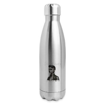 Proud of my individuality - 17 oz Insulated Stainless Steel Water Bottle - silver - Right
