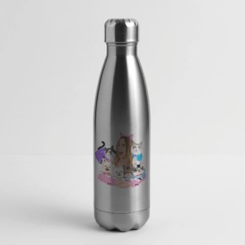 Jahnnalee & The Furry Kiddos - 17 oz Insulated Stainless Steel Water Bottle