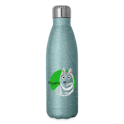 Memphis the Husky from Gone to the Snow Dogs - Insulated Stainless Steel Water Bottle