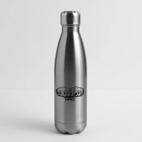 Knuckles Tattoo - 17 oz Insulated Stainless Steel Water Bottle