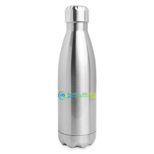 Melbshuffle Gradient Logo - 17 oz Insulated Stainless Steel Water Bottle