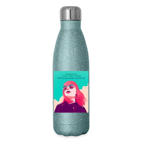 Sunglasses: A Girl's Best Friend - Insulated Stainless Steel Water Bottle