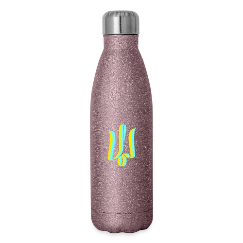Ribbon trident - 17 oz Insulated Stainless Steel Water Bottle