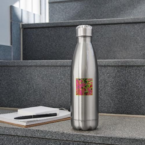 Vibrant RadiantLeaf Dreams Pattern - 17 oz Insulated Stainless Steel Water Bottle