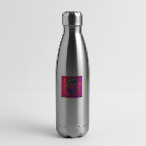 Neon Strawberry Pop - 17 oz Insulated Stainless Steel Water Bottle