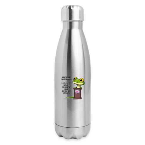 Public Comment Lizard Design - 17 oz Insulated Stainless Steel Water Bottle