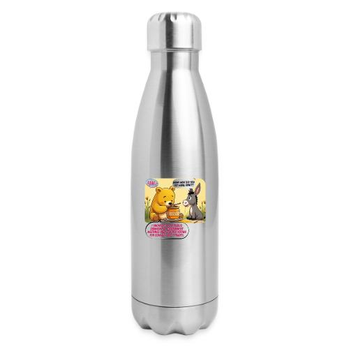 Honey Bear - Fire Tyrants - 17 oz Insulated Stainless Steel Water Bottle