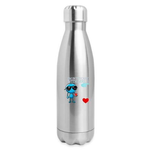 Smoon City_I'm in Tuscany with Mrs. S - 17 oz Insulated Stainless Steel Water Bottle