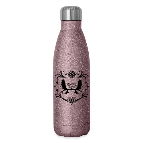 Alaska Hoodie Moose Design - Insulated Stainless Steel Water Bottle