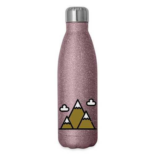 The Mountains - 17 oz Insulated Stainless Steel Water Bottle