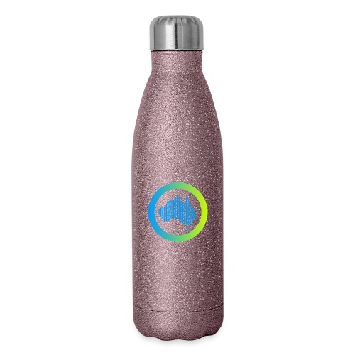 Gradient Symbol Only - Insulated Stainless Steel Water Bottle