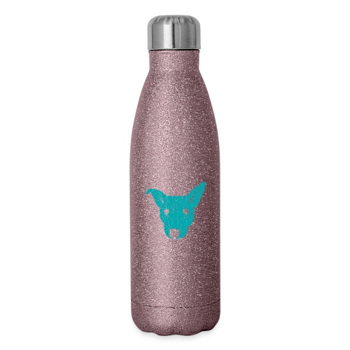 ruckusgeo turquoise - 17 oz Insulated Stainless Steel Water Bottle