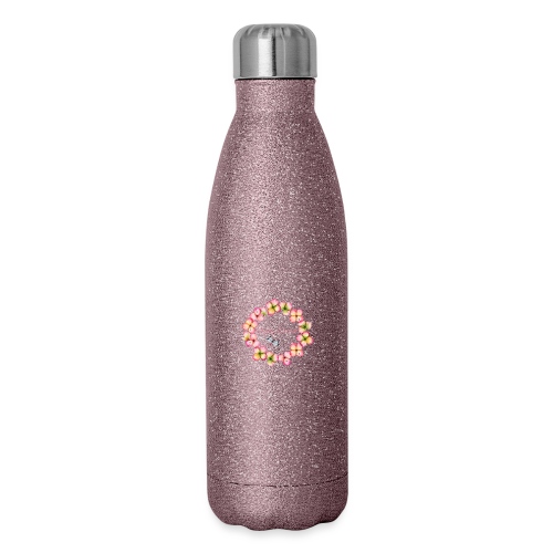 Traveling Herbalista Design pink - Insulated Stainless Steel Water Bottle