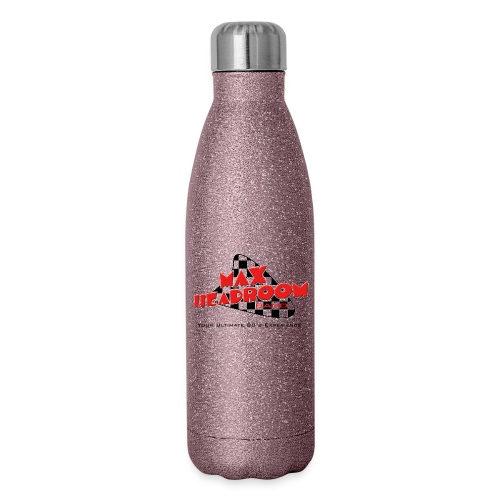 Black Tagline - Insulated Stainless Steel Water Bottle