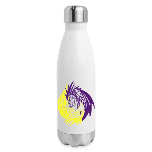 NG Ryu Club Emblem vector graphics - 17 oz Insulated Stainless Steel Water Bottle