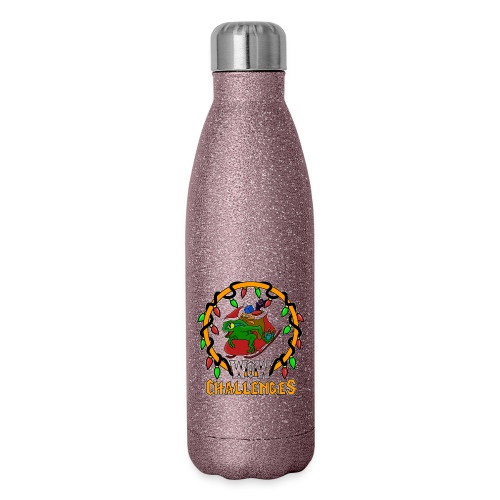 WoW Challenges Holiday Murloc WHITE - Insulated Stainless Steel Water Bottle