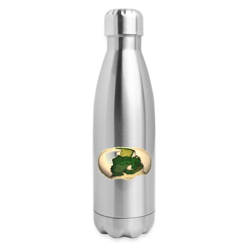 The Emerald Dragon of Nital - 17 oz Insulated Stainless Steel Water Bottle