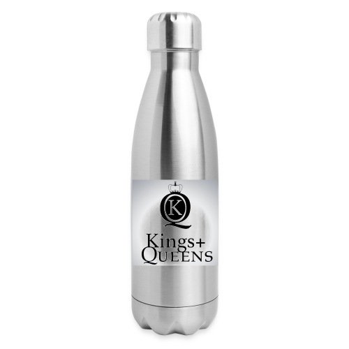 Love and happiness - 17 oz Insulated Stainless Steel Water Bottle