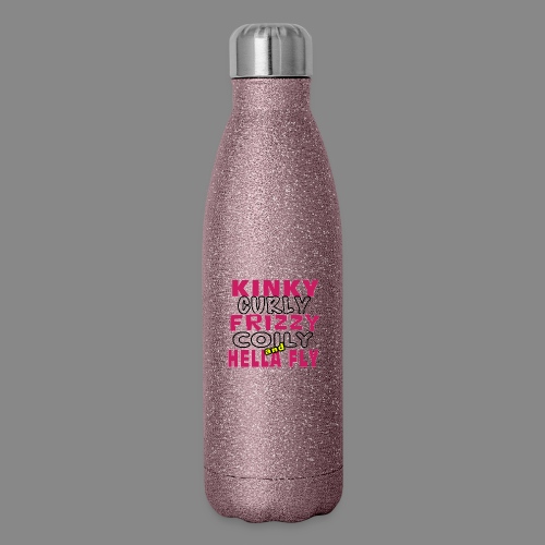Kinky Curly Frizzy - Insulated Stainless Steel Water Bottle