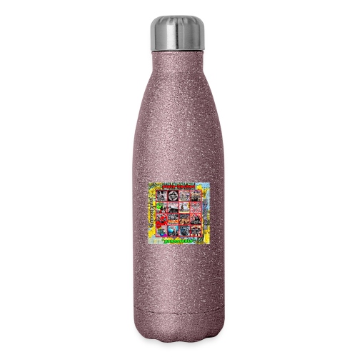 Meme Grid - Insulated Stainless Steel Water Bottle