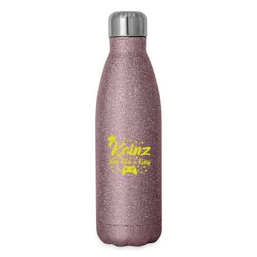 Live Like A King - 17 oz Insulated Stainless Steel Water Bottle