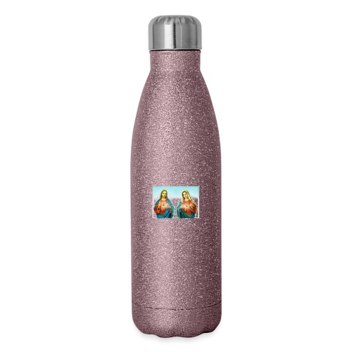 Jesus and Mary - 17 oz Insulated Stainless Steel Water Bottle