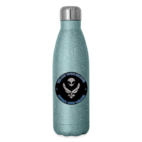 BlackOpsTransBigger1 FrontOnly - Insulated Stainless Steel Water Bottle