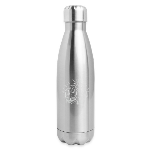 LWRoad White Logo - 17 oz Insulated Stainless Steel Water Bottle