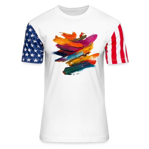 Harmony in Motion - Unisex Stars & Stripes T-Shirt