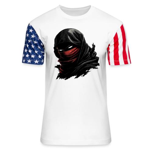 Shadowflame Ninja - Unisex Stars & Stripes T-Shirt