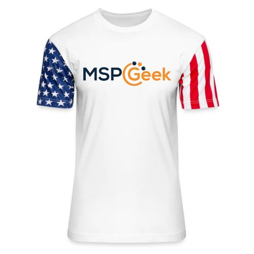 Full Logo, Dark - Unisex Stars & Stripes T-Shirt
