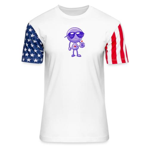 Smoon_I love Mrs S Purple - Unisex Stars & Stripes T-Shirt