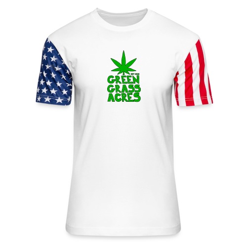 GreenGrassAcres Logo - Unisex Stars & Stripes T-Shirt