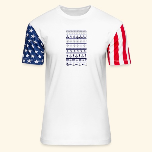 Sea - Unisex Stars & Stripes T-Shirt