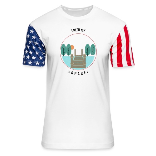 I need space - Unisex Stars & Stripes T-Shirt